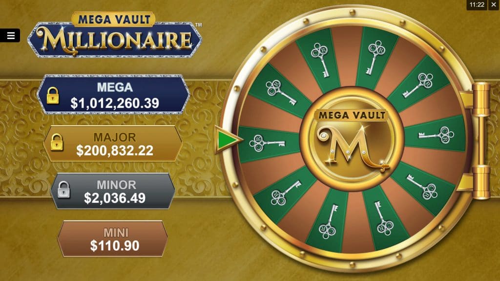 Play Mega Vault Millionaire Slot Game Today